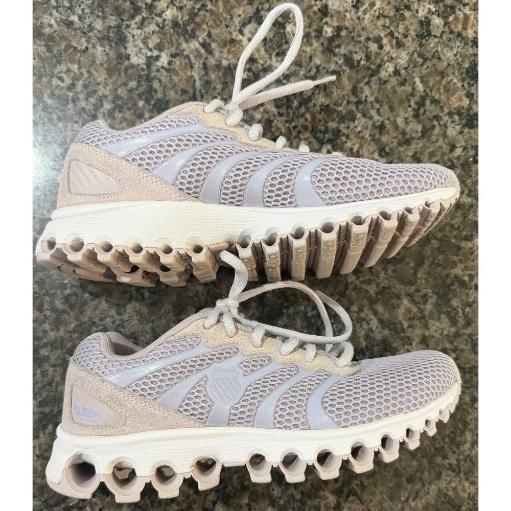 K-Swiss Tubes Comfort 200 Women Lavender Grey Training Shoes 97112-584-M Size 6